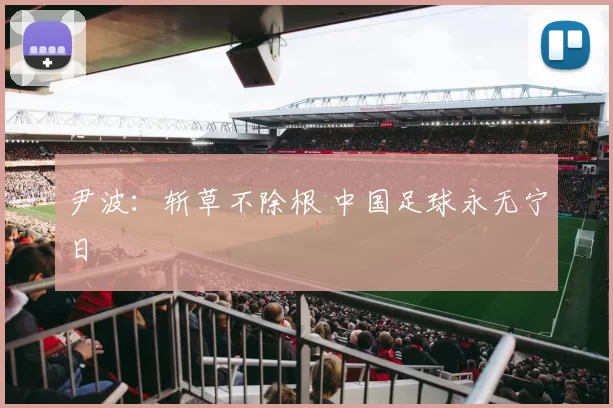 尹波：斩草不除根 中国足球永无宁日