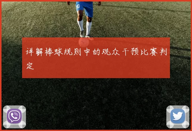 详解棒球规则中的观众干预比赛判定